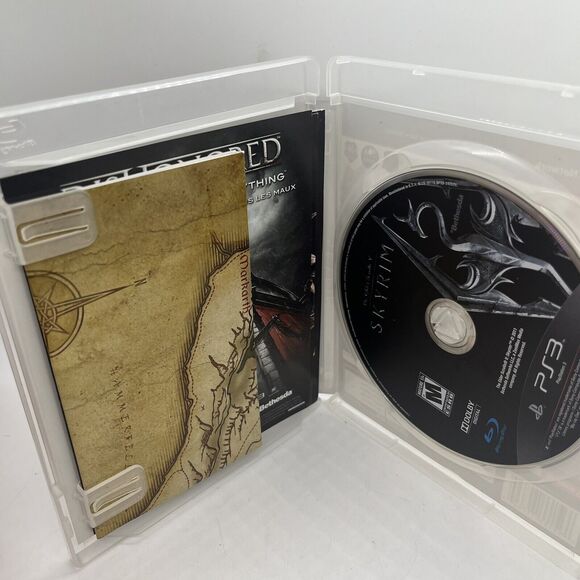 PlayStation 3 PS3 Game The Elder Scrolls V Skyrim CIB Complete With Map - Tested - Picture 5 of 9